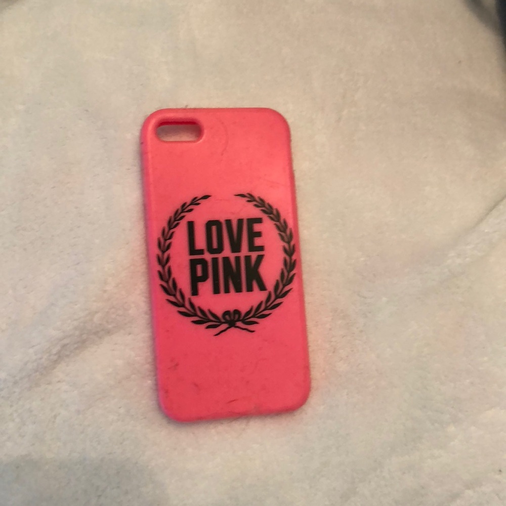 Pink phone case